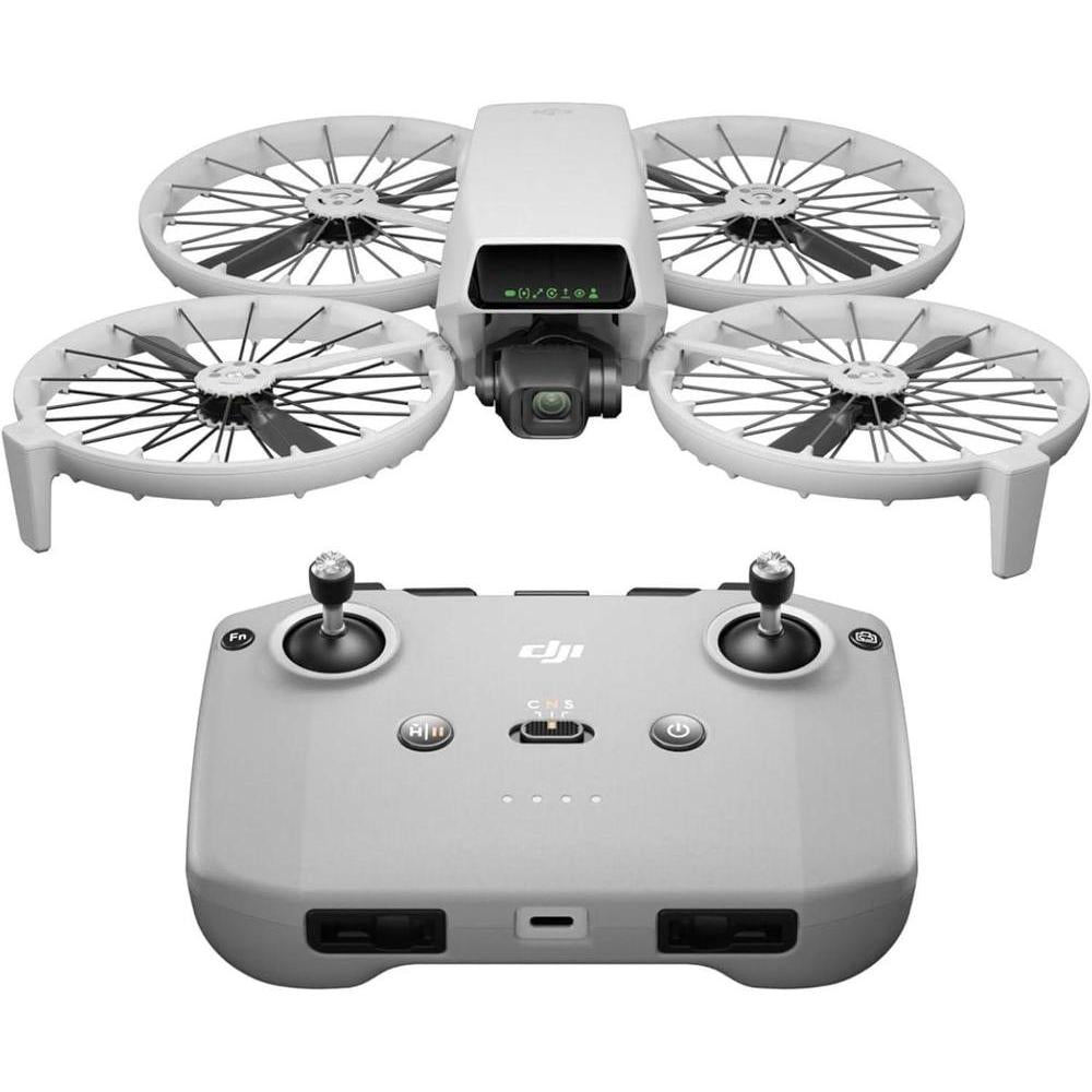DJI Flip (RC-N3), dron con cámara 4K UHD, estabilización de 3 ejes, transmisión de video, despegue con la palma y retorno automático