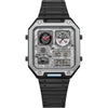 Reloj Citizen Star Wars Vintage Ana-Digi de acero inoxidable rectangular para hombre