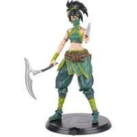 Figura de acción coleccionable oficial Akali Premium, League of Legends, 18 puntos de articulación, incluye base