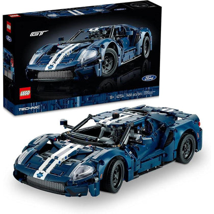 LEGO Technic 2022 Ford GT, modelo coleccionable para adultos, superdeportivo con auténticas características de diseño