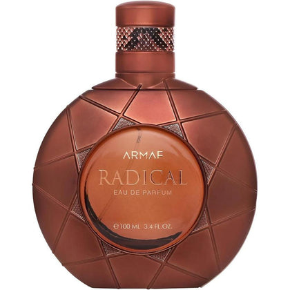 Armaf Radical Brown Eau de Parfum Spray para hombre con audaces notas de canela, lavanda y ámbar