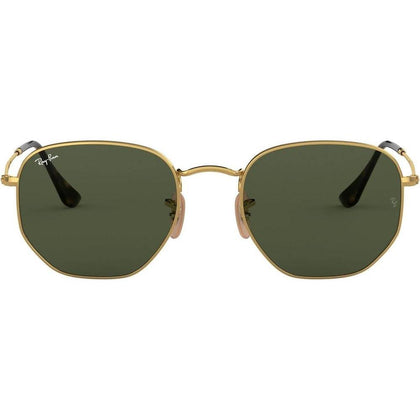 Ray-Ban Gafas de Sol Hexagonales con Lente Plana y Protección UV, Múltiples Opciones de Color y Diseño