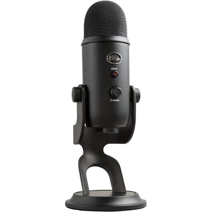 Micrófono USB Blue Yeti para PC y Mac, con 3 cápsulas de condensador, 4 patrones de captación