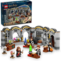 LEGO Harry Potter Castillo de Hogwarts: juego de clase de pociones, coleccionable con 4 minifiguras, idea de regalo mágica
