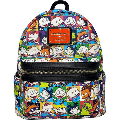 Loungefly The Rugrats Allover Print Nickelodeon - Bolso de hombro doble correa