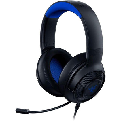 Razer Audífonos Kraken X Lite Ultra Ligeros Para Videojuegos, Clásico Negro/Azul, Con Sonido Envolvente 7.1