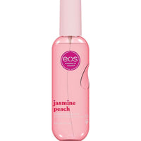 Spray corporal eos de cachemira, aroma jazmín y melocotón, hidratante con ácido hialurónico y glicerina, vegano y cruelty-free