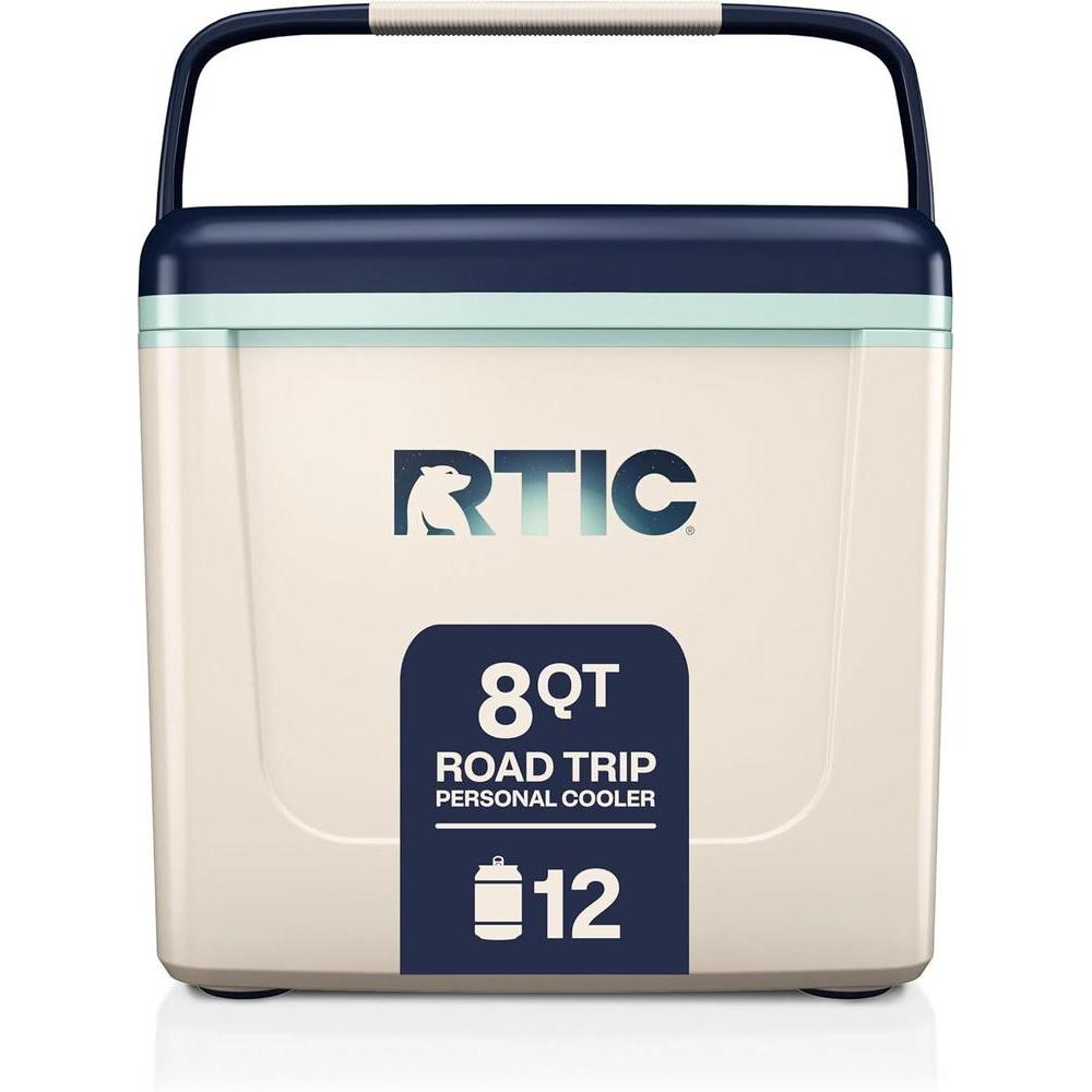 RTIC Hielera personal de viaje, pequeña, compacta, aislada y portátil para alimentos, bebidas, playa y pesca, capacidad de 12 latas