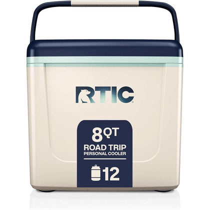 RTIC Hielera personal de viaje, pequeña, compacta, aislada y portátil para alimentos, bebidas, playa y pesca, capacidad de 12 latas