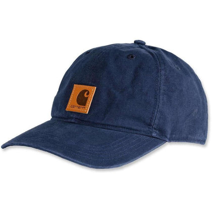 Carhartt Odessa Gorra para hombre, algodón, visera precurvada, ajuste velcro, combate sudor y malos olores