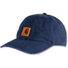 Carhartt Odessa Gorra para hombre, algodón, visera precurvada, ajuste velcro, combate sudor y malos olores