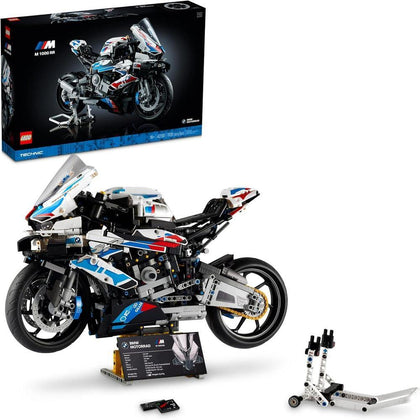 LEGO Technic BMW M 1000 RR Kit de modelo para adultos, con características auténticas y detalles de exhibición
