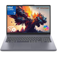 Lenovo IdeaPad Laptop, Intel Core I7, 16GB RAM, 1TB SSD, 16", Gris, Audio HD, Windows 11 Home