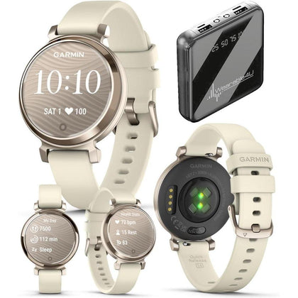 Garmin Lily 2 Smartwatch Pequeño, Monitoreo De Salud Y Bienestar, Batería Hasta 5 Días