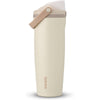 Botella de agua deportiva Owala FreeSip Sway de acero inoxidable con boquilla única y aislamiento avanzado, color bronceado