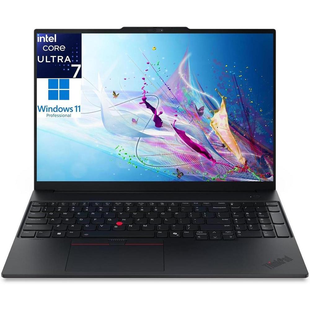 Lenovo Thinkpad 16" Ultraslim Laptop, Intel Core Ultra 7, 16GB RAM, 512GB SSD, Windows 11 Pro, Lector De Huellas, Negro