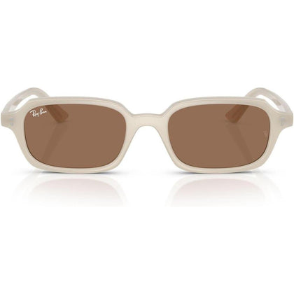 Gafas de Sol Ray-Ban RB4455 Zuri con Marco Cuadrado Negro y Lentes Polarizadas Gris Oscuro