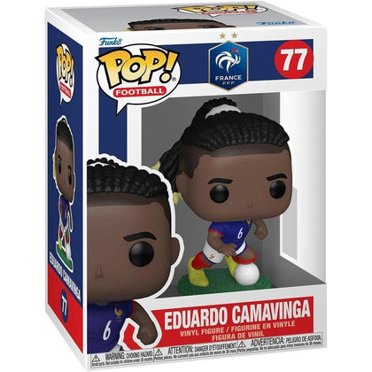 Funko Pop! Fútbol de Eduardo Camavinga - Figura Coleccionable Oficial de la Copa del Mundo 2026