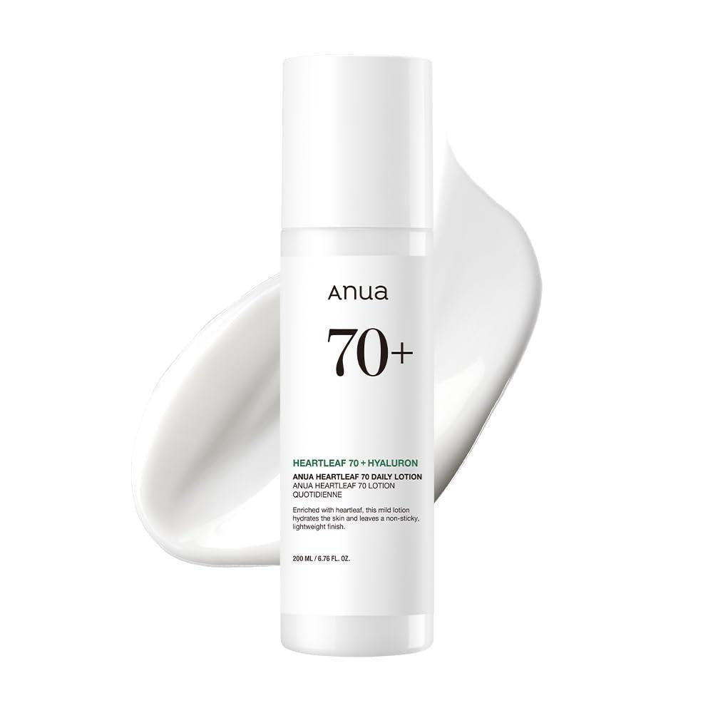 Anua Heartleaf Hidratante Facial con Ácido Hialurónico para Piel Sensible, Cuidado Coreano Ligero