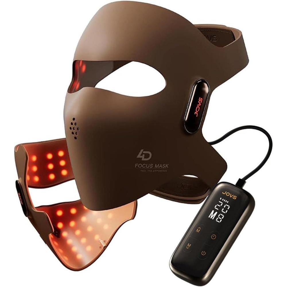 Máscara de Terapia de Luz Roja JOVS 4D con Tecnología FPT para Antienvejecimiento y Reducción de Arrugas