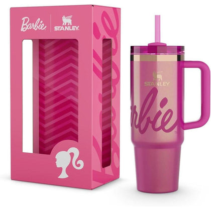 Stanley x Barbie Icon Quencher, acero inoxidable reciclado, doble pared, mantiene bebidas frías 9 horas