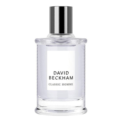 David Beckham Classic Homme Eau de Toilette, notas de pomelo rosa, madera de cachemira y caoba, fragancia para hombre