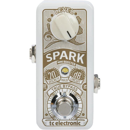 TC Electronic Spark Mini Booster - Pedal para guitarra, diseño ultracompacto y analógico