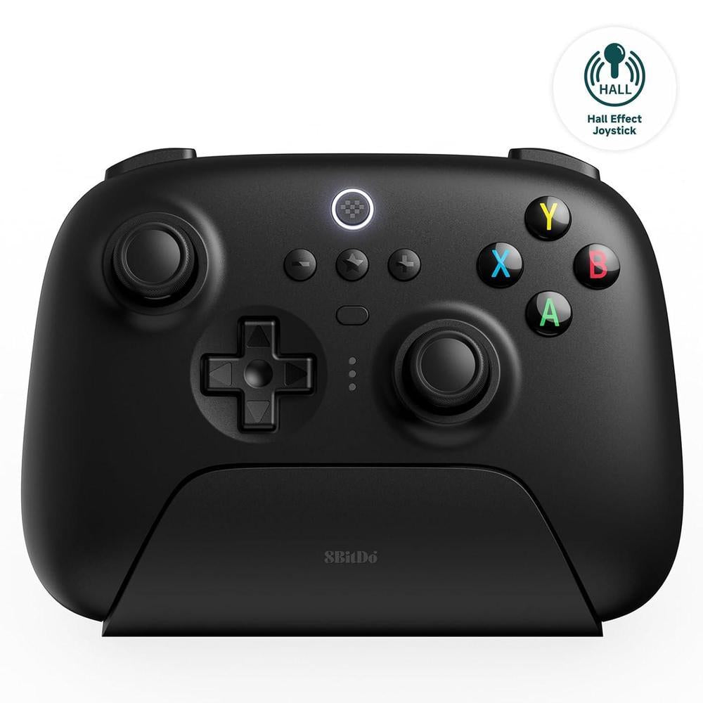 Control inalámbrico 8Bitdo Ultimate 2.4G con Joystick de efecto Hall y base de carga para PC, Android, Steam Deck y Apple