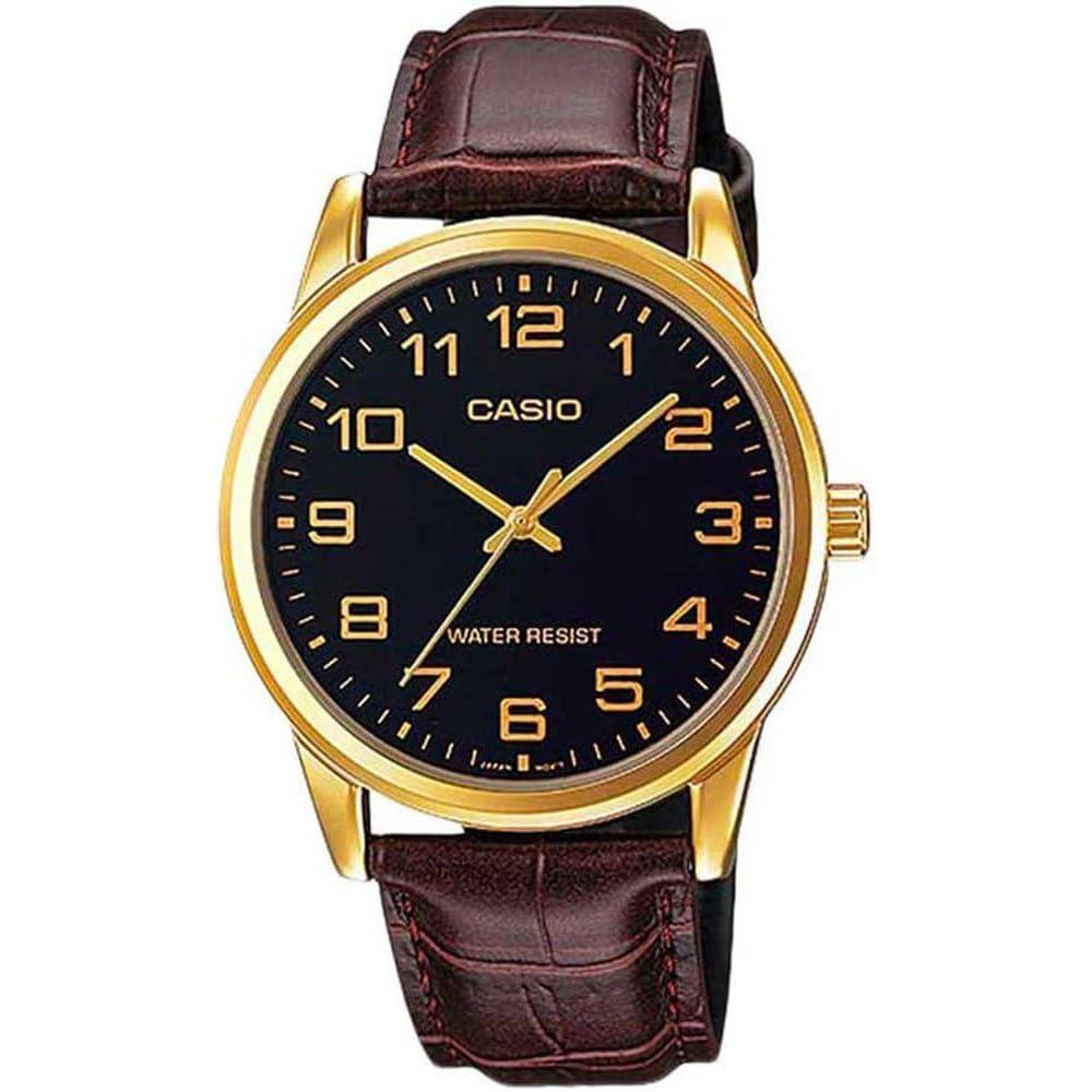 Casio MTP-V001GL-1BUDF Reloj de pulsera con movimiento de cuarzo japonés, diseño elegante y resistente al agua
