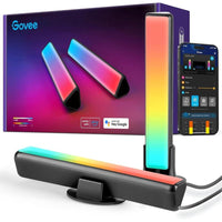 Barras LED inteligentes Govee con control por voz, compatibles con Alexa, para TV y PC con modos de escena y música