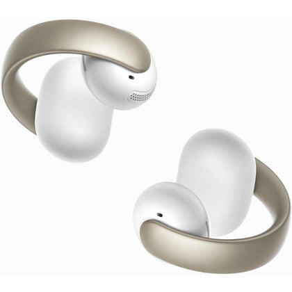 Soundcore AeroClip, Auriculares De Oreja Abierta Con 12mm De Diámetro De Sonido Y Llamadas Claras Con 4 Micrófonos, Niebla De Champán