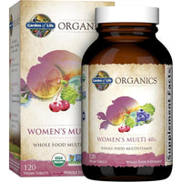 Garden of Life Multivitaminas para Mujeres Mayores de 40, Apoyo a la Salud Hormonal y del Seno, Orgánicas y Veganas