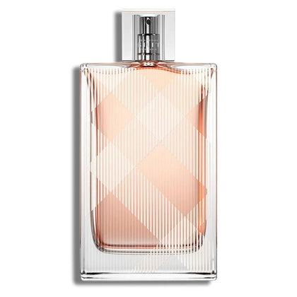 BURBERRY Brit Eau de Toilette, perfume floral con notas de pera, almendra azucarada y vainilla, lujo y larga duración