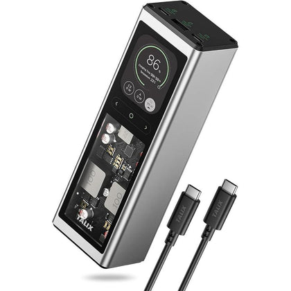 Banco de energía TALIX 140W con 20000mAh, cargador portátil PD 3.1, carga rápida, 3 puertos, pantalla digital para MacBook y más