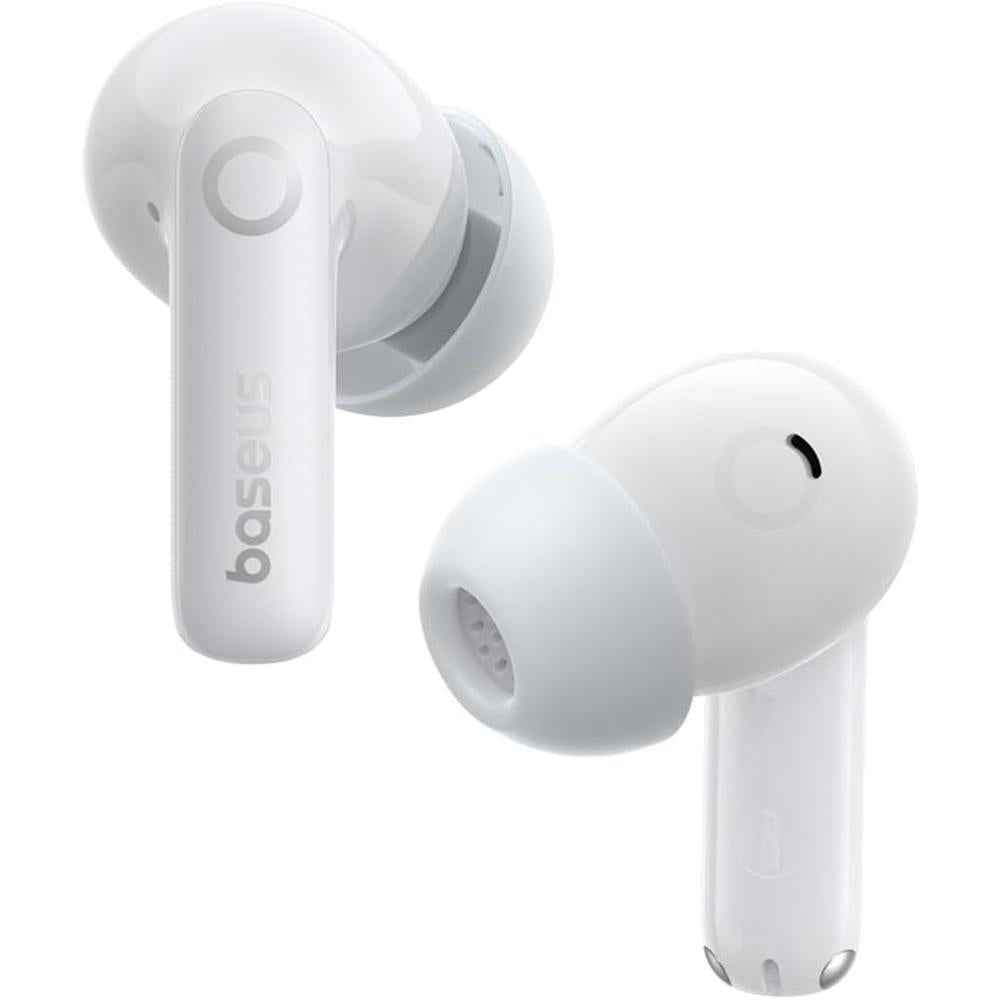 Baseus Bass BP1 Pro Auriculares Inalámbricos Blancos Luna Con Cancelación De Ruido Adaptativa