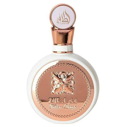 Lattafa Fakhar - Eau de Parfum para mujer. Fragancia encantadora con notas frutadas y florales, ideal para uso diario