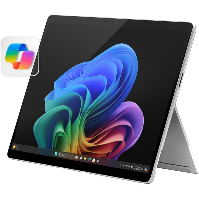 Microsoft Surface Pro Laptop/Tablet 2 En 1, Windows 11, Snapdragon X Plus, 16 GB RAM, 512 GB Almacenamiento, Negro