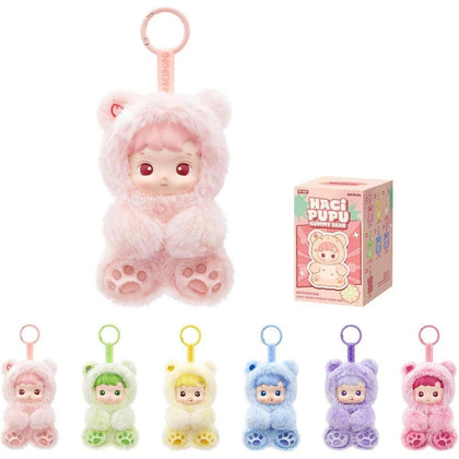 POP MART HACIPUPU Caja ciega colgante de peluche de vinilo, figuras de acción aleatorias, juguetes coleccionables