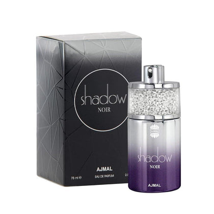 Ajmal Shadow Noir eau de parfum, fragancia floral y lavanda con notas de pachulí y almizcle para mujeres