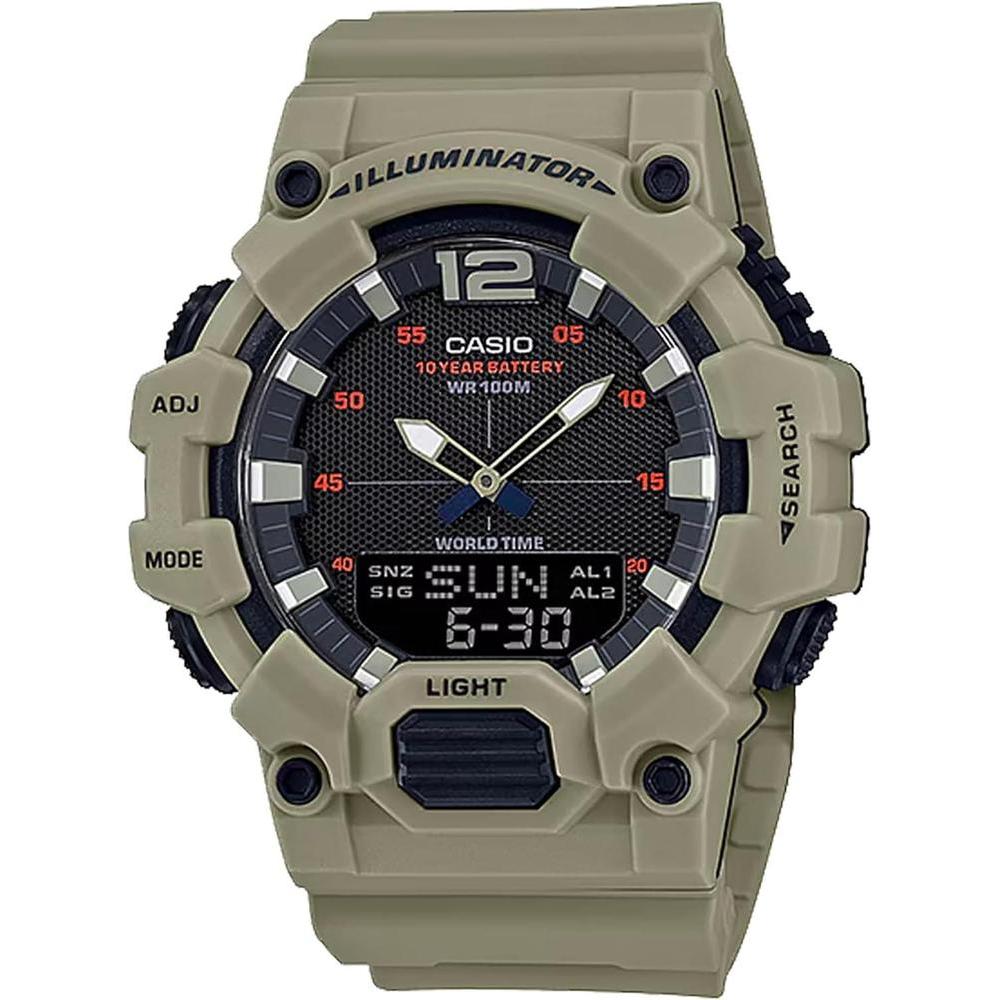Reloj clásico de cuarzo Casio para hombre con pantalla analógica