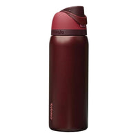 Botella de agua Owala FreeSip aislada de acero inoxidable, incluye sorbete, ideal para viajes y deportes, color cereza negra