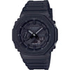 Reloj de pulsera G-Shock serie GA-2100 para mujer, diseño robusto con luz LED y esfera analógica-digital, resistente y ligero