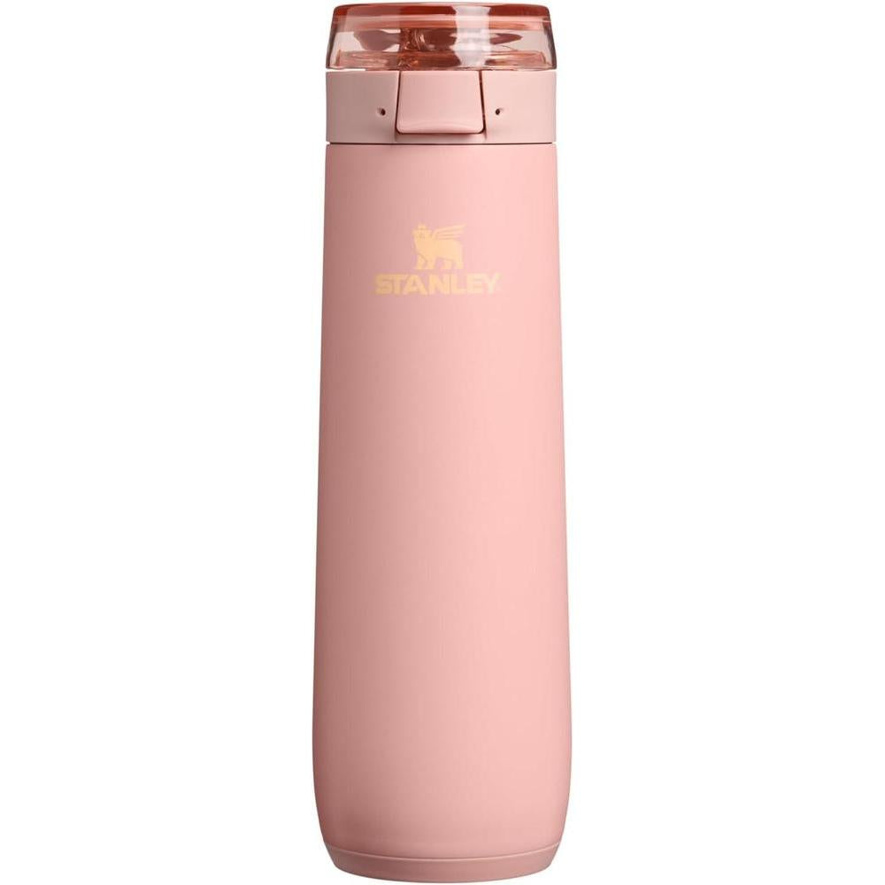 STANLEY Flowstate - Botella de agua a prueba de fugas con correa, tapa de bloqueo, acero inoxidable sin BPA