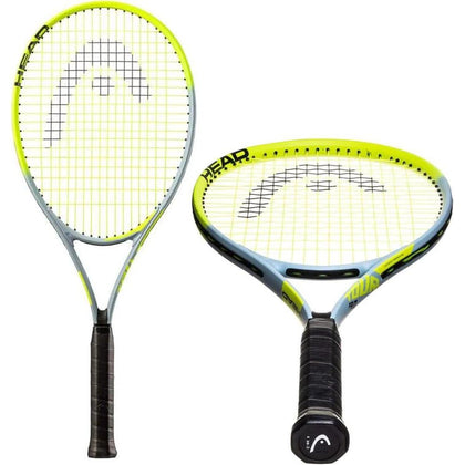 Raqueta de tenis HEAD Tour Pro preencordada con equilibrio de luz y agarre de 4 3/8, color amarillo