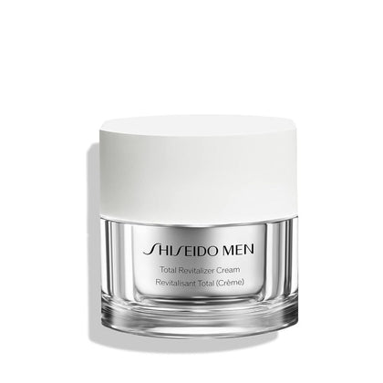 Shiseido Crema revitalizadora total para hombres, hidratante antienvejecimiento, aborda cinco preocupaciones de la piel