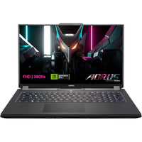 GIGABYTE AORUS 7: 17.3" FHD 1920x1080 360Hz, NVIDIA RTX 4060 8GB, Intel i5-12500H, 16GB RAM, 512GB SSD, Win11 Home, negro