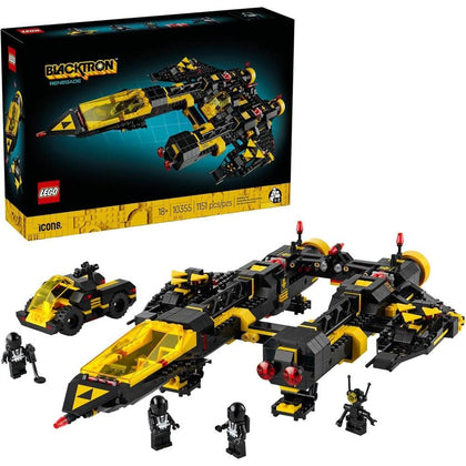 LEGO Icons Blacktron Renegade, set de construcción para adultos, bloques coleccionables, idea de regalo para fanáticos