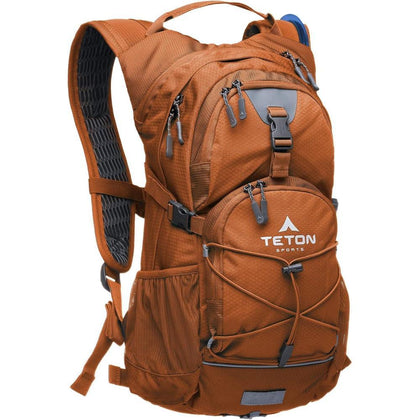 TETON Sports Mochila de Hidratación Oasis de 18L, 22L – Para senderismo, correr y ciclismo – Vejiga y cubierta de lluvia incluidas