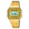 Casio Colección Reloj Unisex Adultos A168WG con resistencia al agua y acero inoxidable, ideal para cualquier ocasión