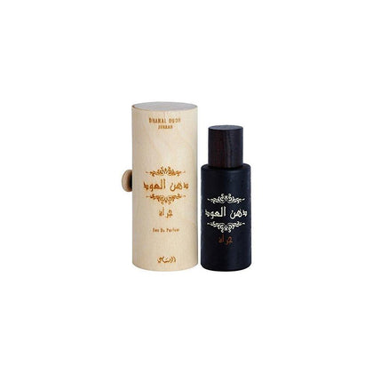RASASI Dahn Al Oudh Jurrah para hombre y mujer, perfume unisex con fragancia oriental, duración prolongada y notas de oud